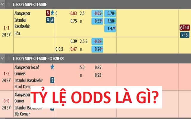 Odds là gì? Làm thế nào để phân loại được Odds?